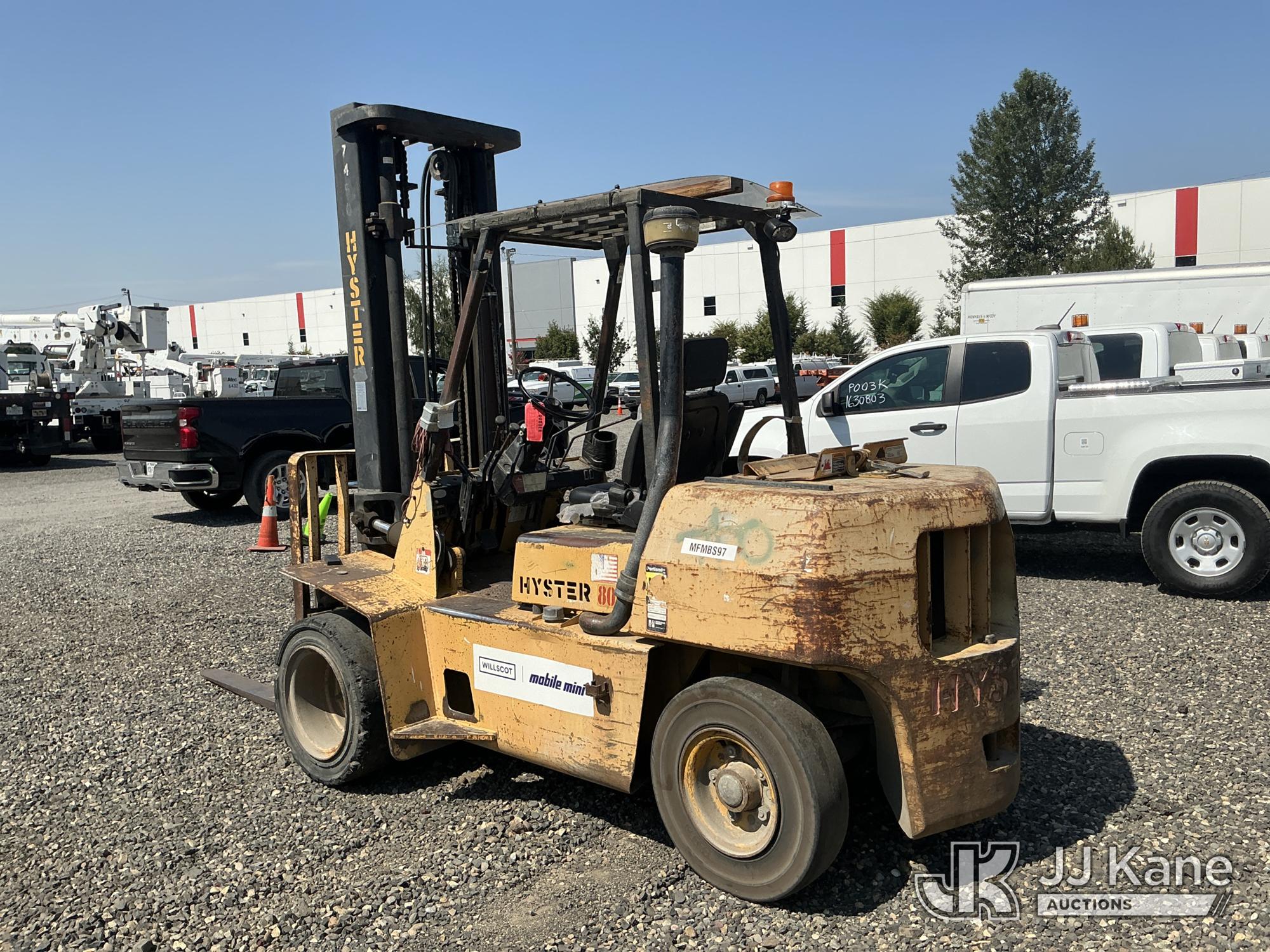 1991 Hyster H80XL Solid Tired Forklift (1634030) - photo 4