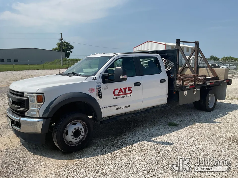 2020 Ford F-450 SD Crew-Cab Flatbed/Service Truck (1634279)