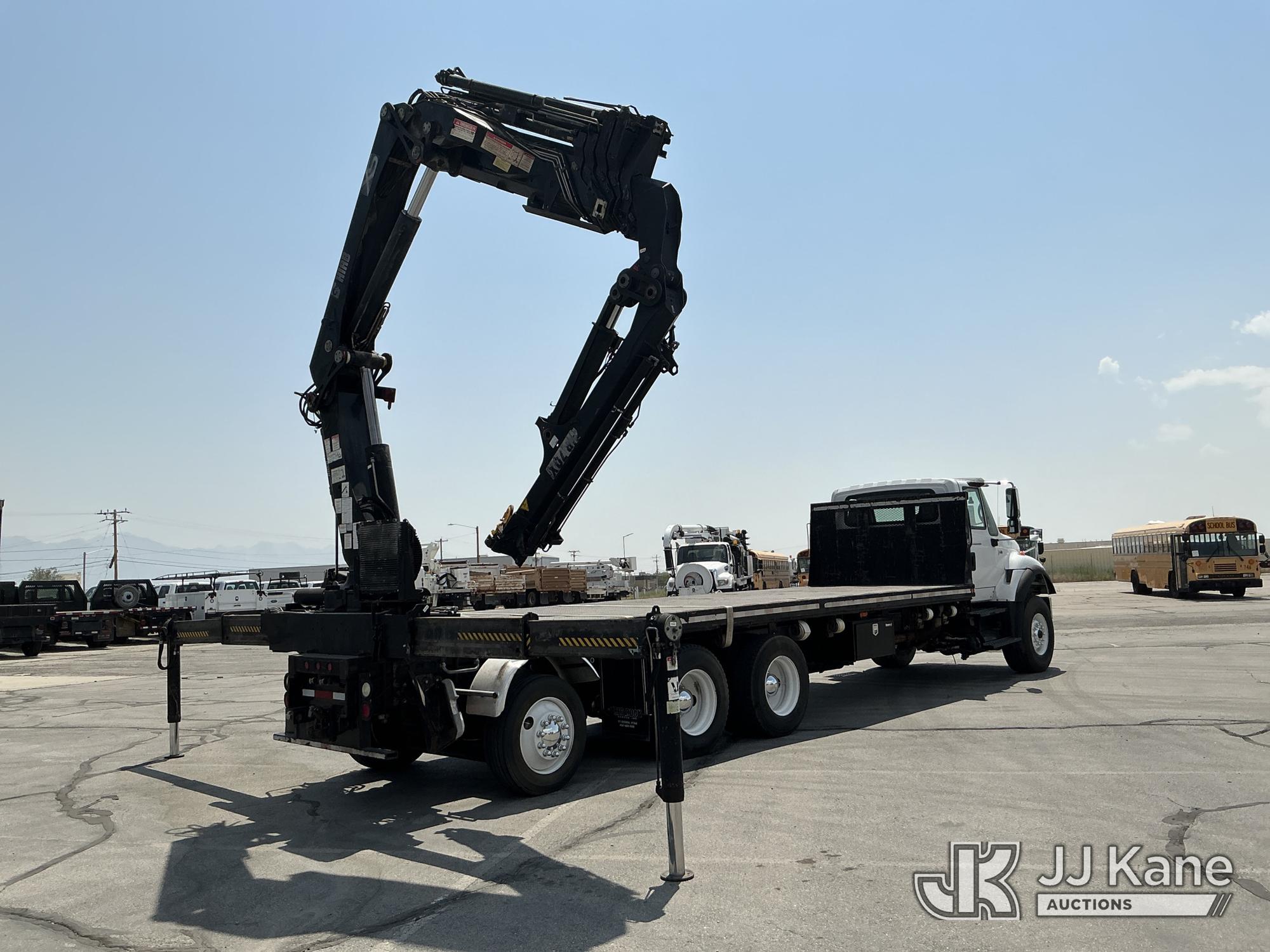 Hiab 288E-4 Hipro Knuckleboom Crane On 2005 International 7600 T/A Flatbed Truck (1634434) - photo 3