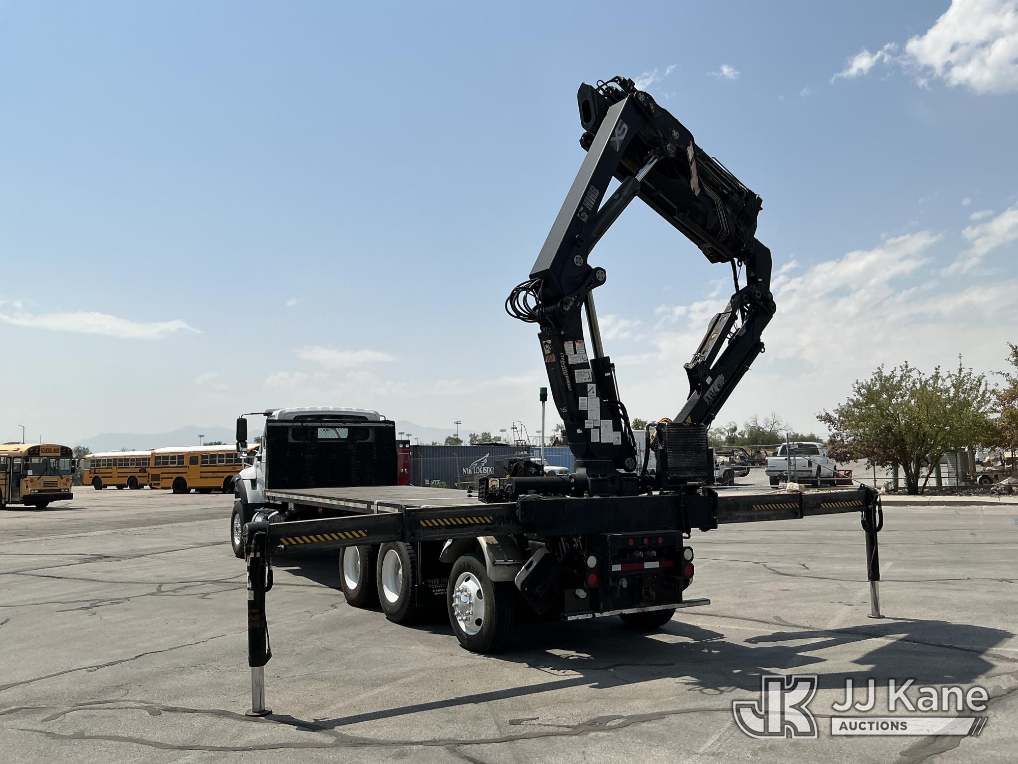 Hiab 288E-4 Hipro Knuckleboom Crane On 2005 International 7600 T/A Flatbed Truck (1634434) - photo 4