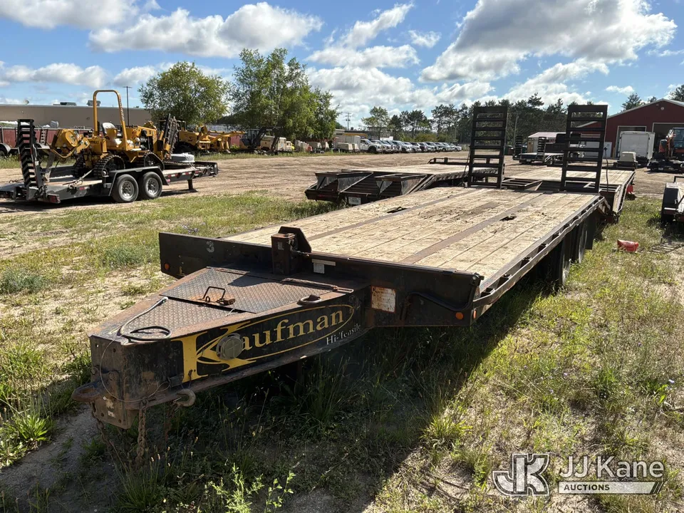 2015 Kaufman Trailers 10K25D T/A Tagalong Equipment Trailer (1635071)