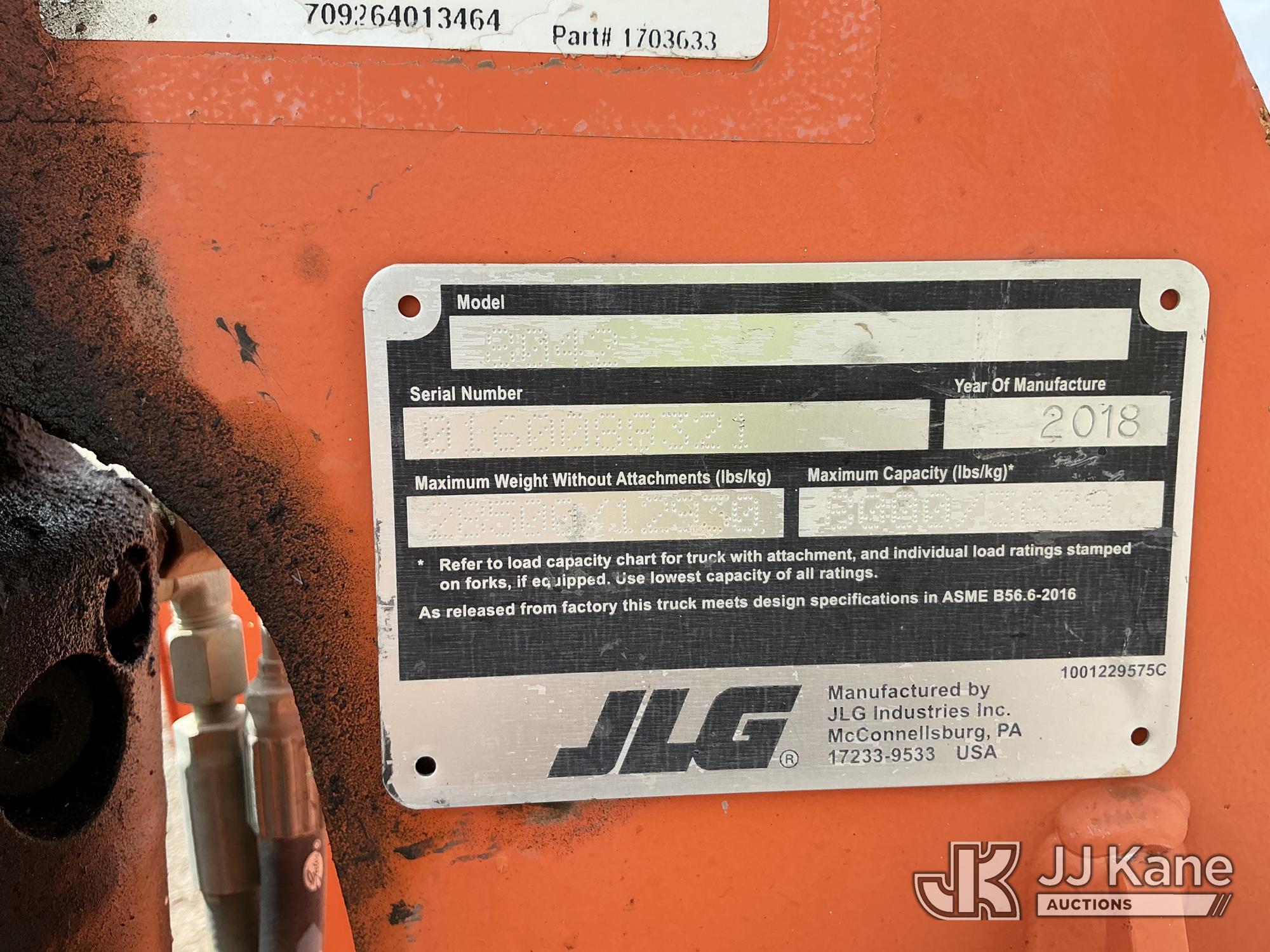 2018 JLG 8042 Rough Terrain Hydraulic Telescopic Forklift (1636467) - photo 5