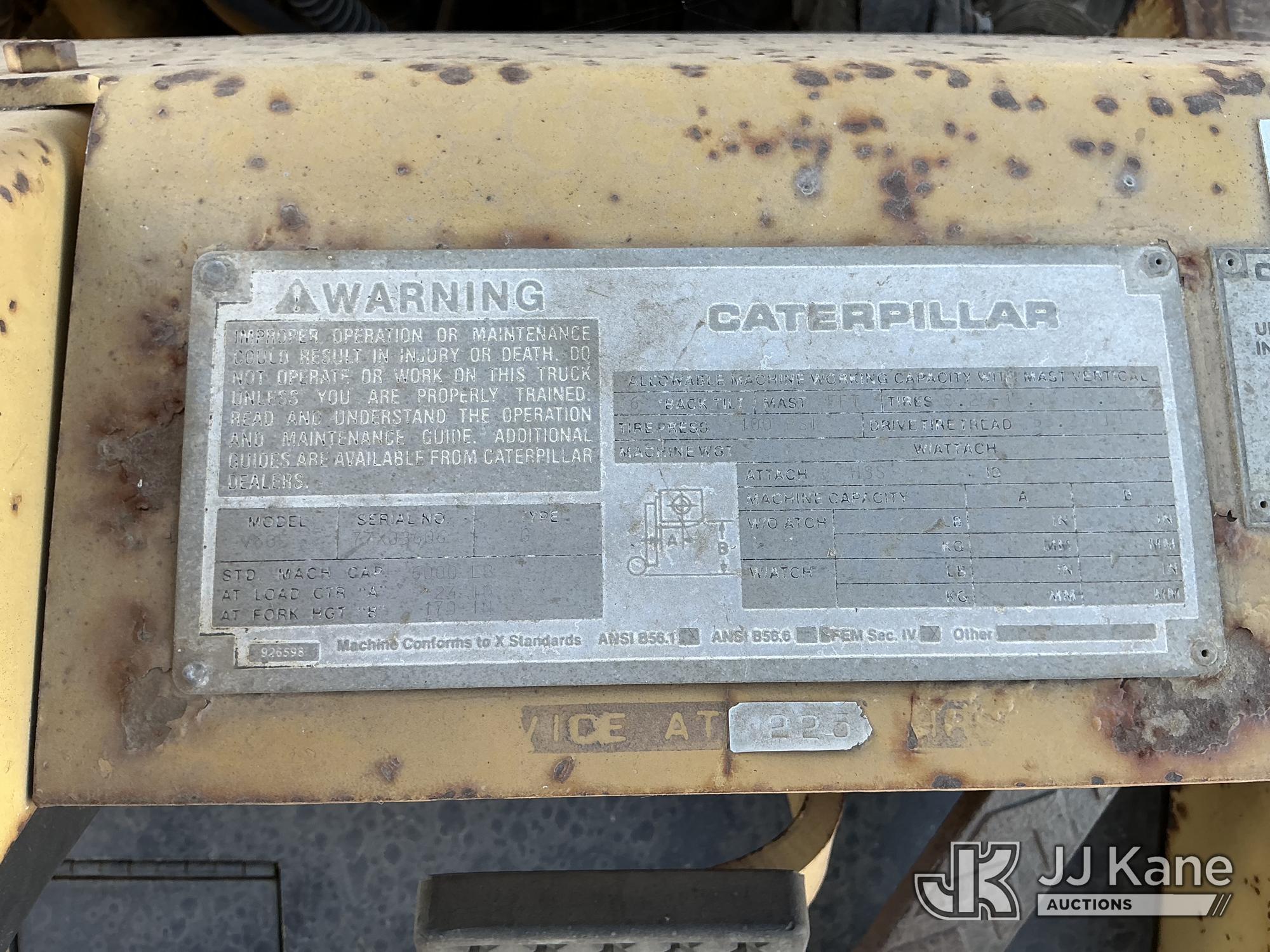 Caterpillar V60E Pneumatic Tired Forklift (1636709) - photo 5