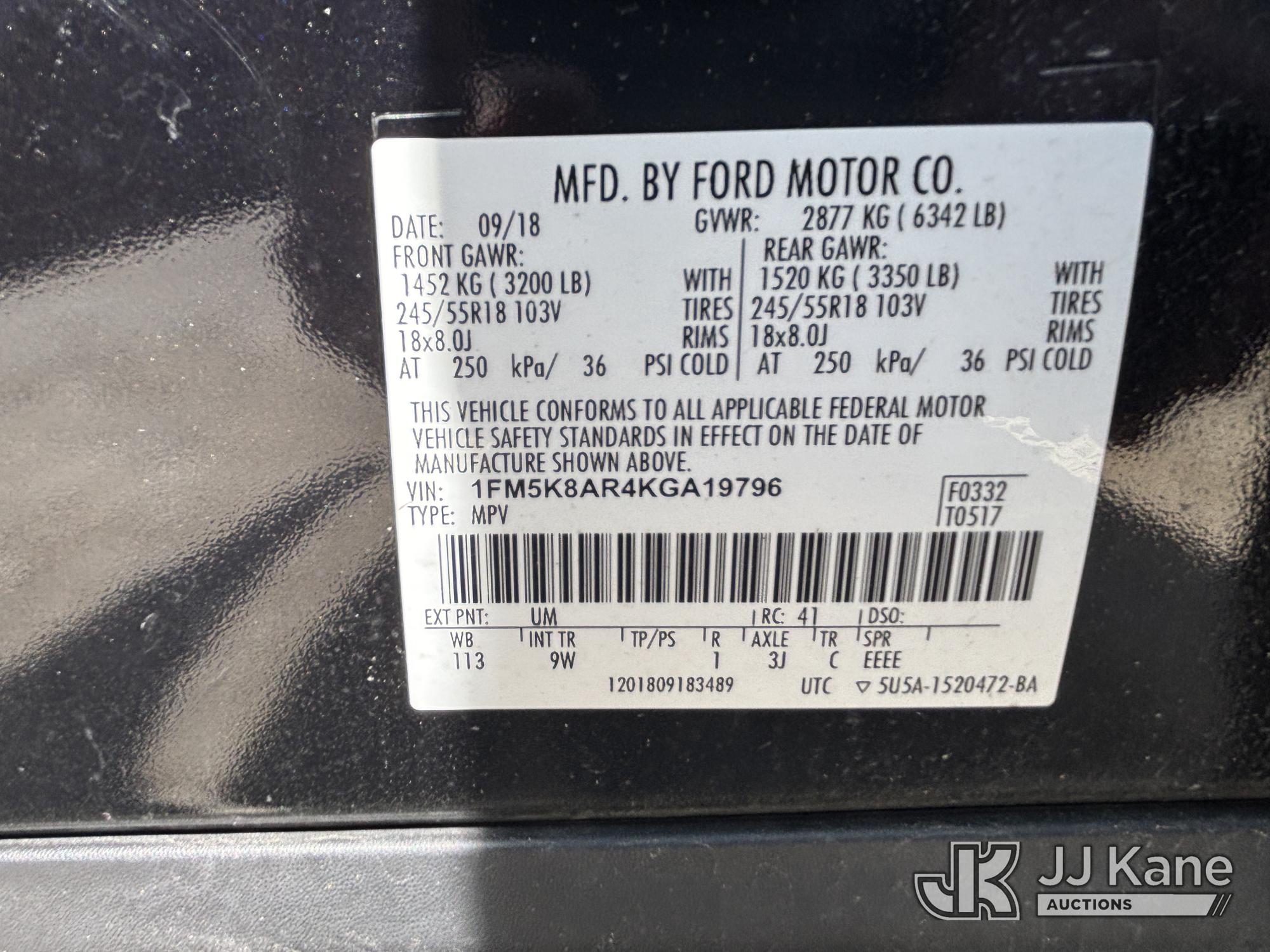 2019 Ford Explorer AWD Police Interceptor 4-Door Sport Utility Vehicle (1637510) - photo 5