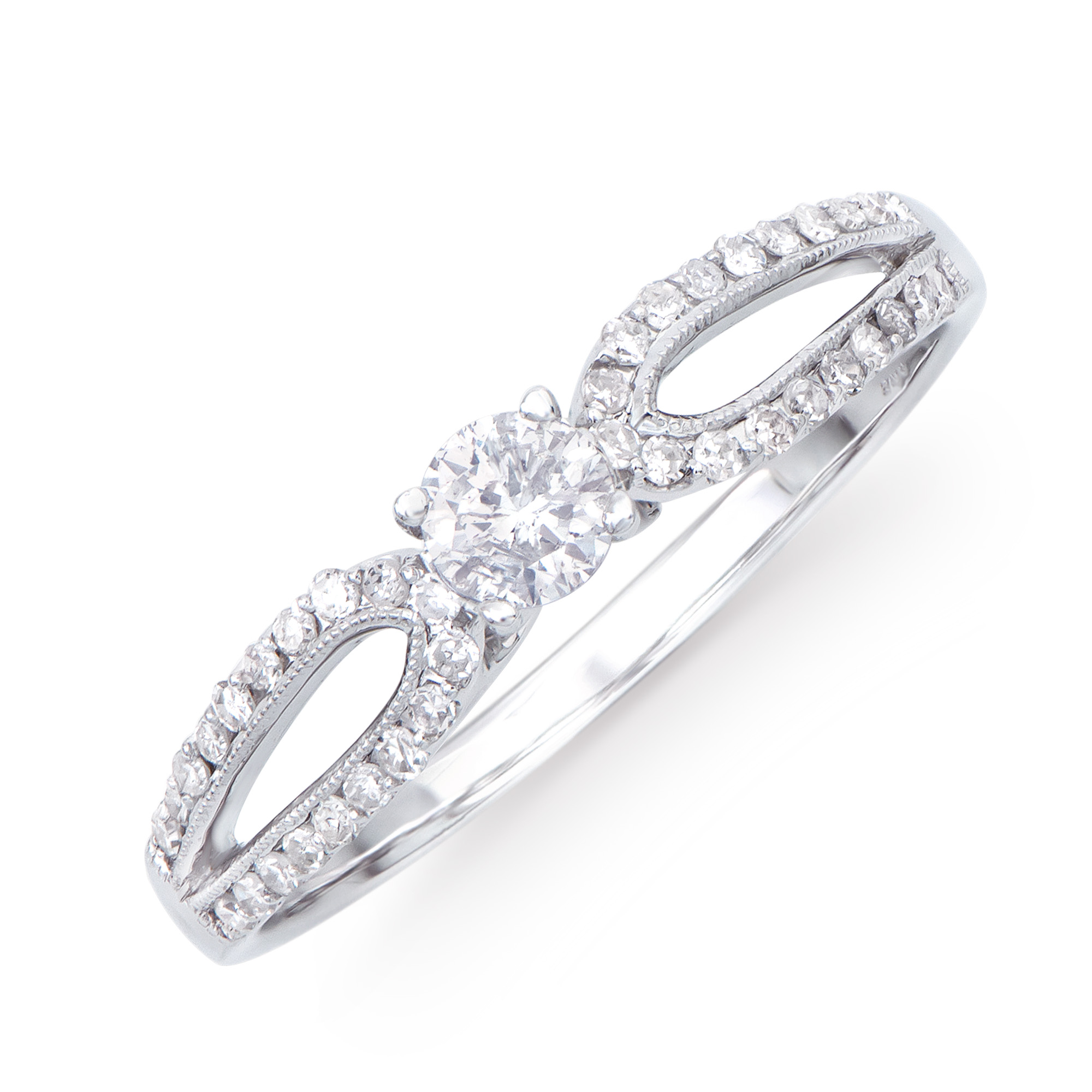 $5,885 Value! 0.43 Cts GLS Certified Natural Diamond 14K Gold Designer Ring NEW - photo 1
