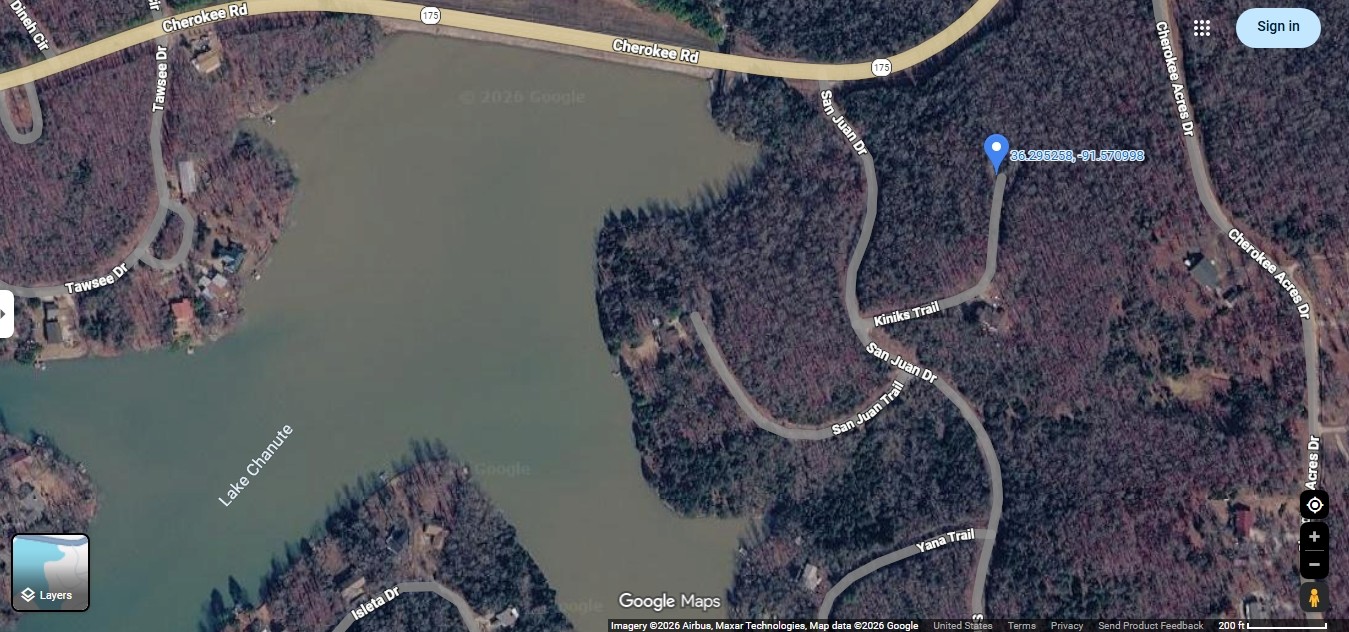 Cherokee Village! Kiniks Trl**Current Taxes*Cul De Sac/Existing Home on Street*Walk to Lake Chanute! - photo 1