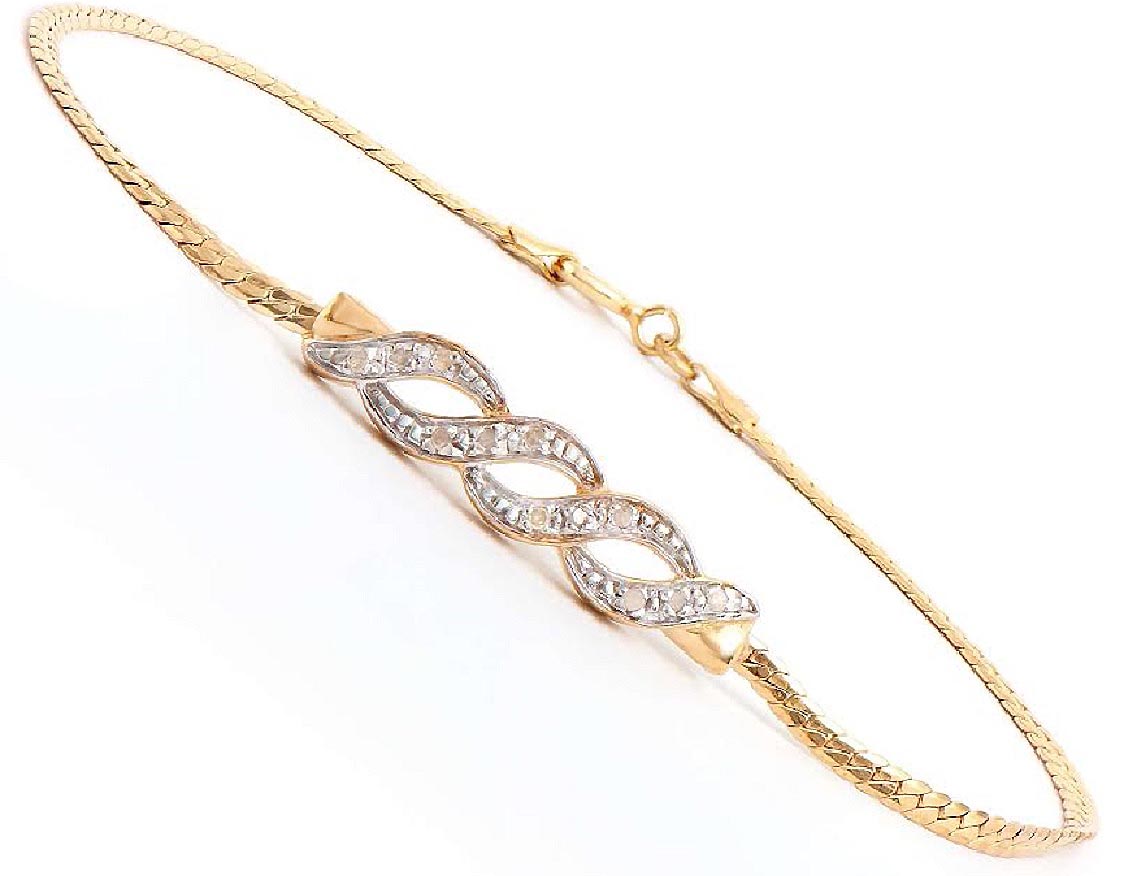 $2,335 Value! 0.18 CTW Natural Diamonds Designer Bracelet NEW - photo 1