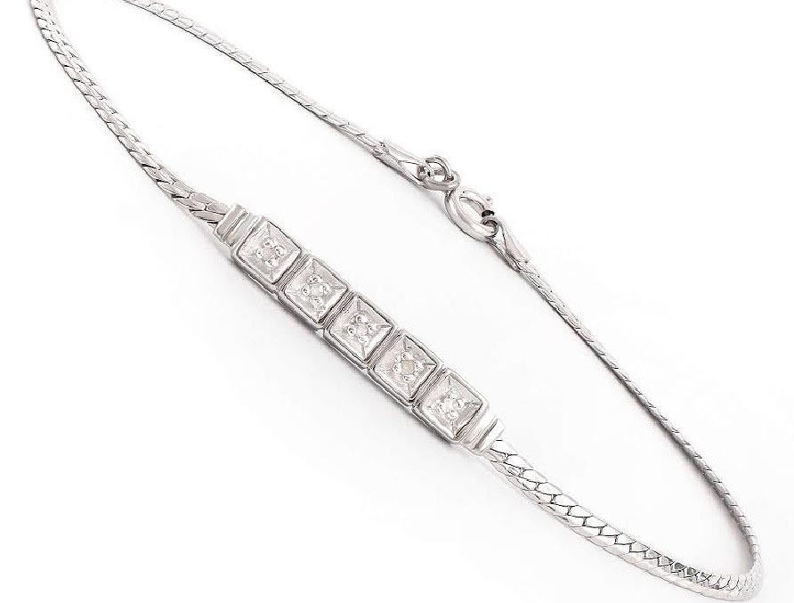 $2,265 Value! 0.15 CTW Natural Diamonds Designer Bracelet NEW - photo 1