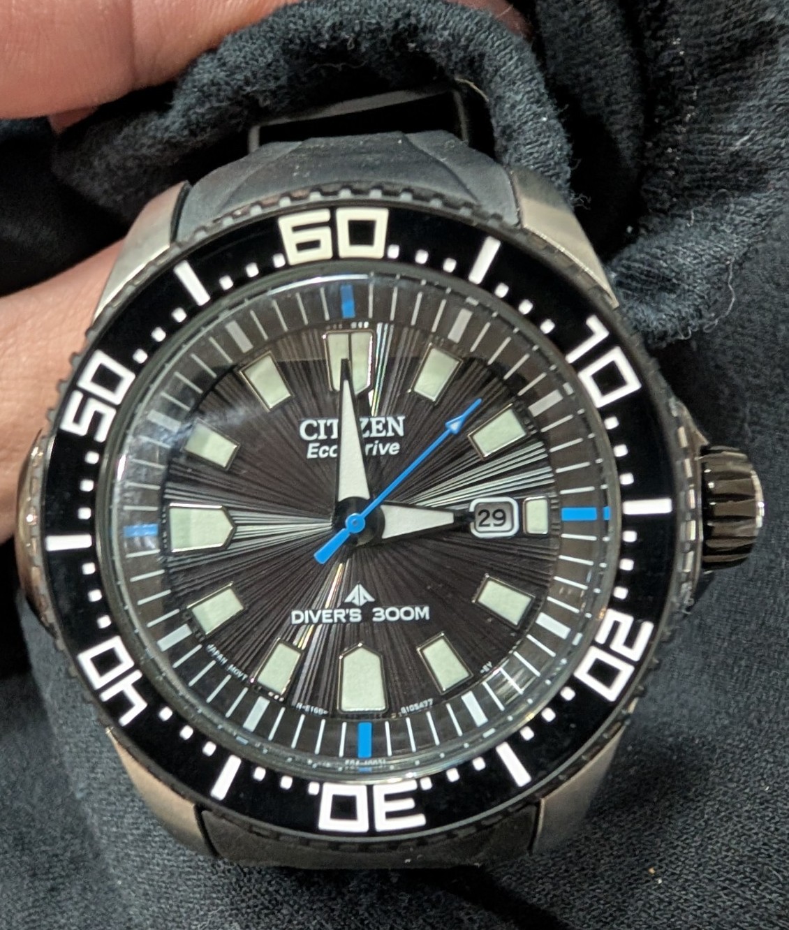 Authentic Men's Citizen Eco Drive Diver's Watch - photo 1