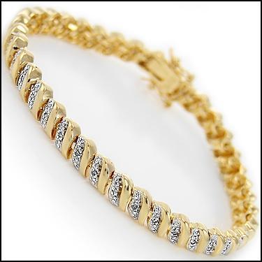 NEW $2,685 Value! 0.39 Ctw Natural Diamonds Designer Bracelet - photo 1