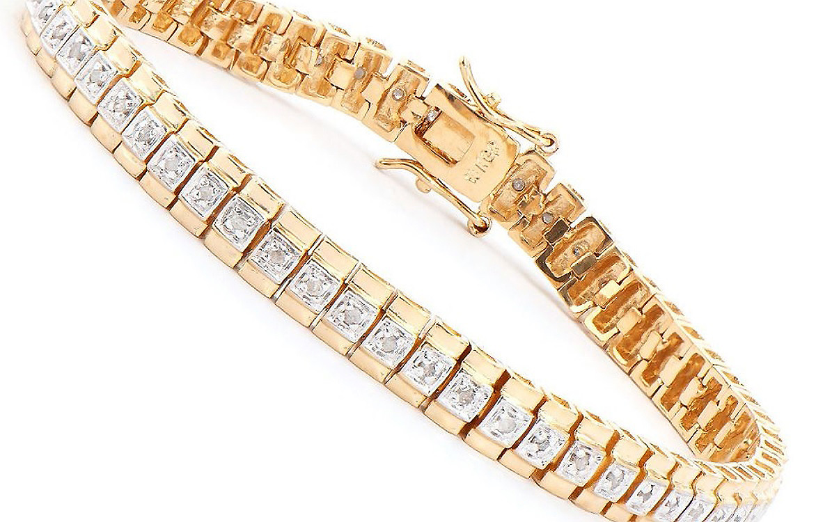 $2,795 Value! 0.58 Cts Natural Diamond Designer Bracelet NEW - photo 1
