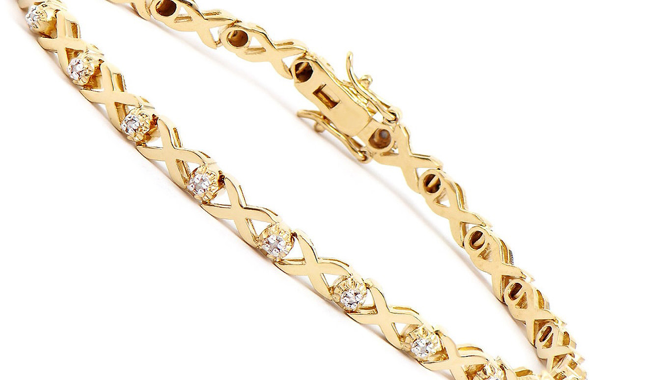 $2,375 Value! 0.20 Ctw Natural Diamond Designer Bracelet NEW - photo 1