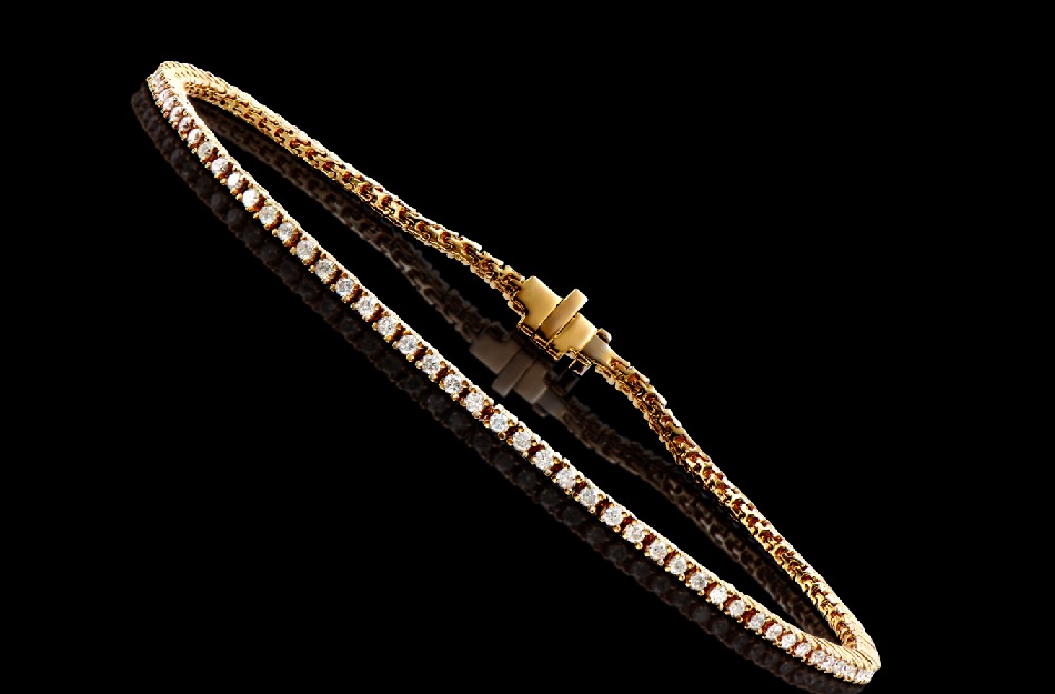 $12,890 Appriasal Value! 1.15 Ctw GLS Certified Natural Diamond 14K Designer Bracelet NEW - photo 1