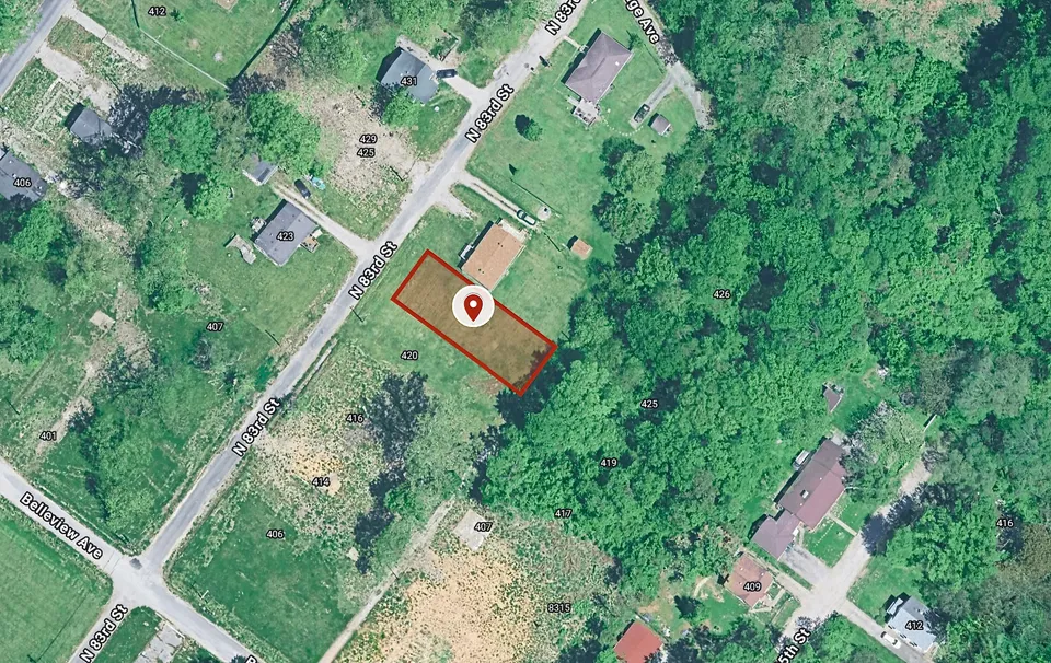 ($1-Bid) (No Reserve) (50 X 130 SqFt) Residential City Lot about 11.2 Miles from Downtown St. Louis