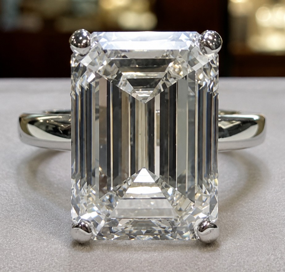 WE SHIP $15,200 IGI & UGL CERTS 10.14ct Lab Grown Diamond Ring G, VVS2 - Emerald Cut - New - photo 1