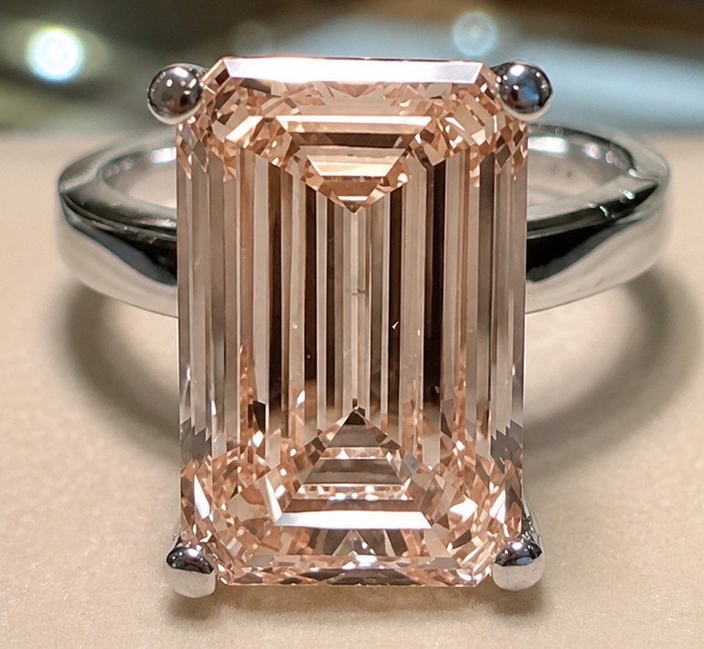 WE SHIP $19,000 IGI & UGL CERTS 10.01ct Lab Grown FANCY INTENSE PINK Diamond Ring VS2 - New - photo 1