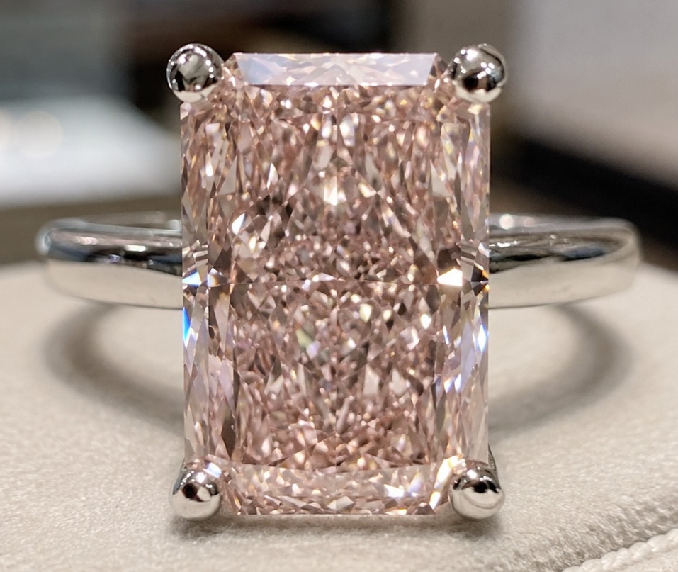 WE SHIP $13,800 IGI & UGL CERTS 7.19ct Lab Grown FANCY VIVID PINK Diamond Ring VVS2 - New - photo 1
