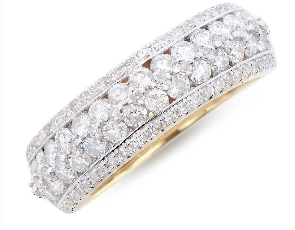 $11,795 Value! 1.32 Cts GLS Certified Natural Diamond 14K Gold Designer Ring NEW - photo 1