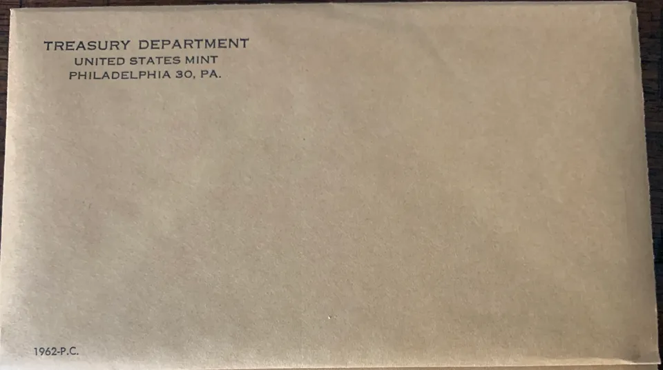 $103,000.00 Possible!! ONE (1) 1962 Unopened Mint Proof Set!