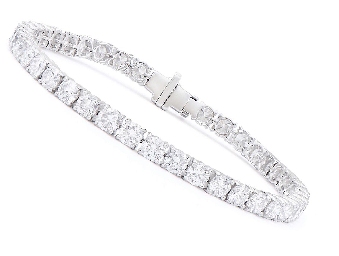 $28,895 Value! 10.79 Ctw IGI Certified Lab Diamonds 14K Gold Designer Bracelet E-F VVS - photo 1