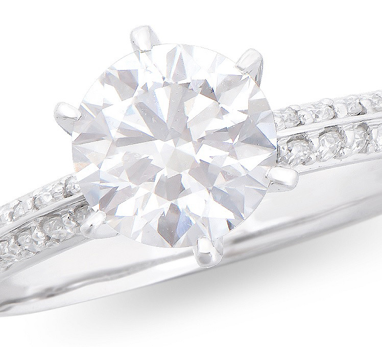 $11,895 Value! 1.38 Ctw IGI Certified Lab Diamonds E-F VVS 14K Designer Ring NEW - photo 1