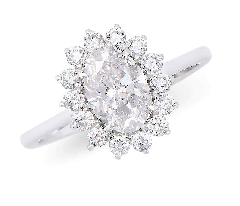 $9,795 Value! 1.62 Ctw IGI Certified Lab Diamonds 14K Gold Designer Ring E-F VVS NEW - photo 1