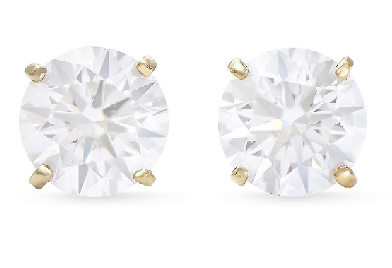 NEW $6,995 Value! 2.08 Ctw IGI Certified Lab Diamonds 14K Gold Earrings E-F VVS - photo 1