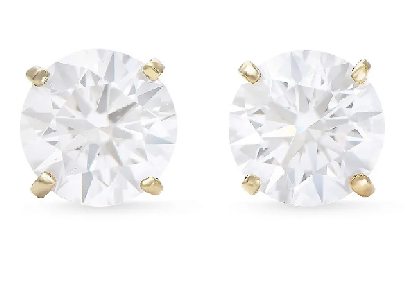 $6,995 Value! 2.14 Ctw IGI Certified Lab Diamond 14K Earrings Ideal Cut NEW