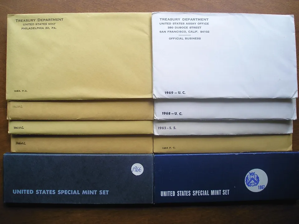 $473,575.00 Potential Value!! TEN (10) Unopened Mint Sets!! 1960-1969!