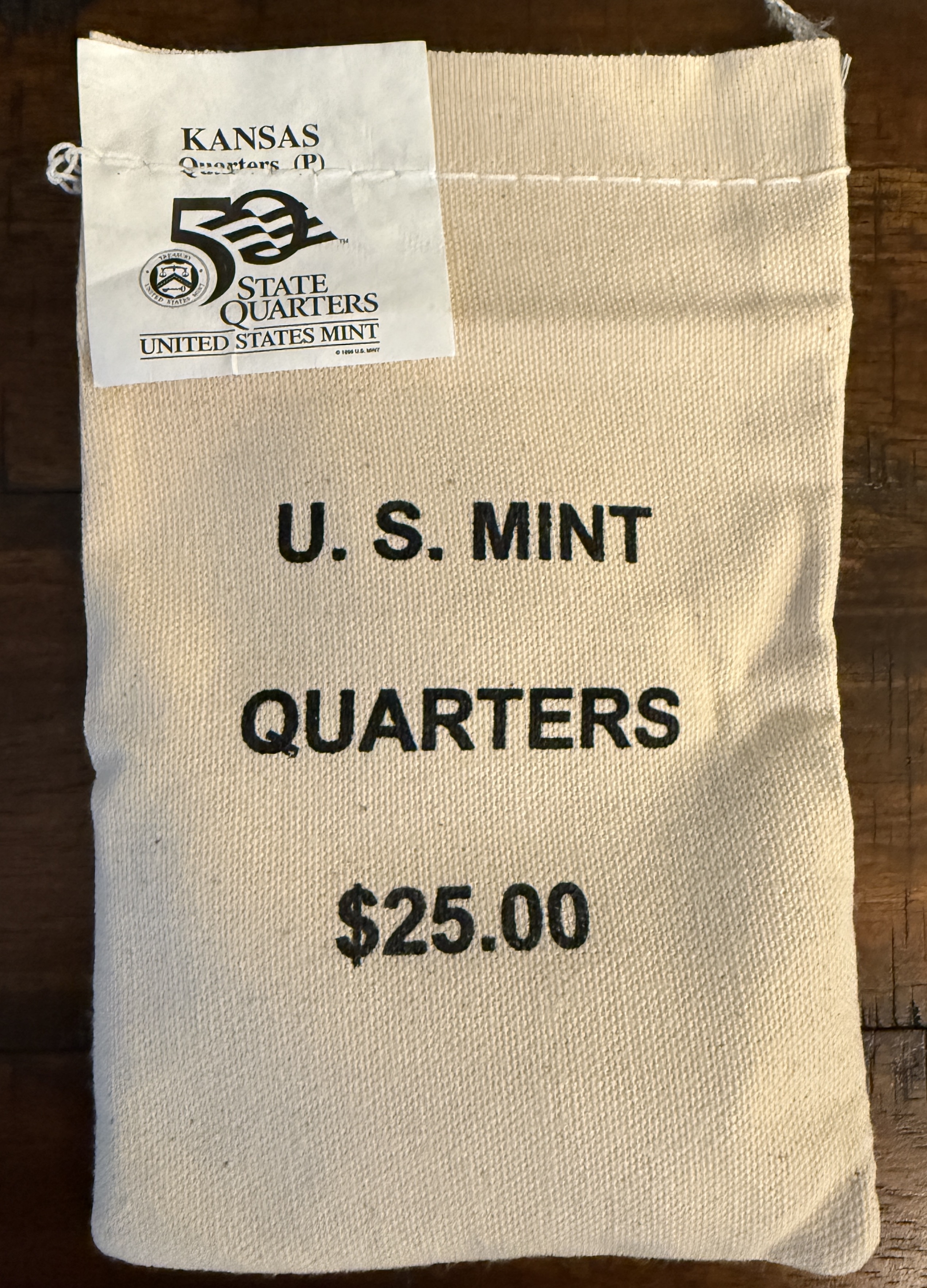 $315,000.00 Potential? Unopened Mint Bag - 2005P Kansas Quarters! - photo 1
