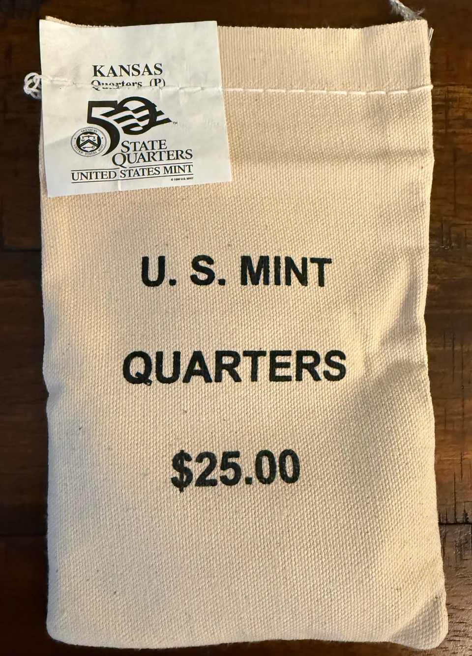 $315,000.00 Potential? Unopened Mint Bag - 2005P Kansas Quarters!