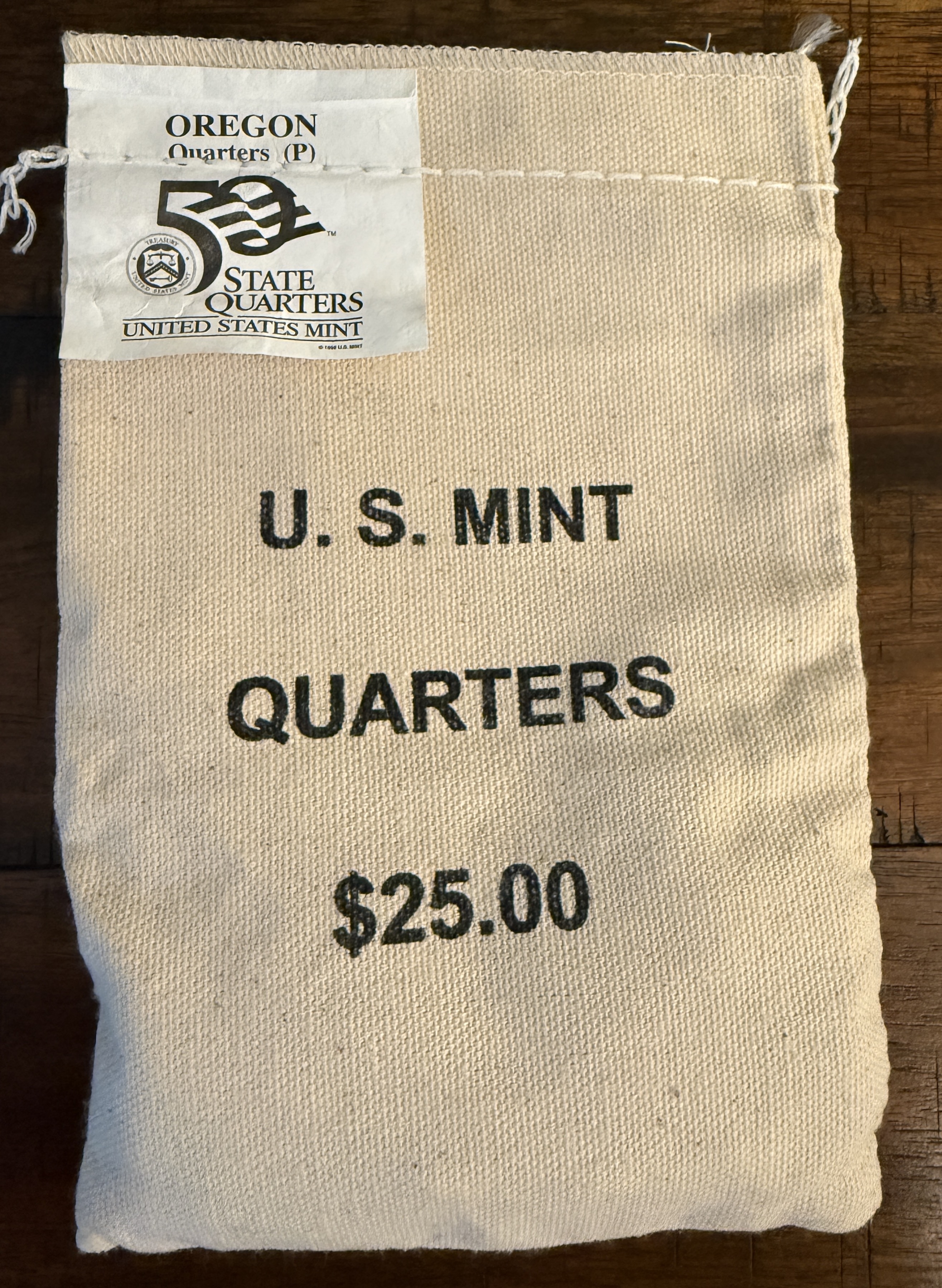 $350,000.00 Potential? Unopened Mint Bag - 2005P Oregon Quarters! - photo 1