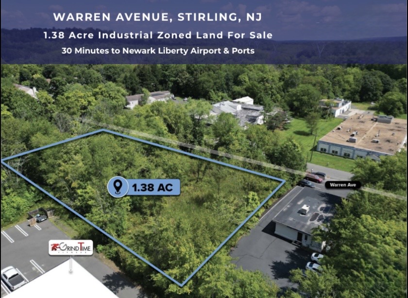 1.38± Acres Light Industrial Land | 2 Adjoining Lots | Stirling, NJ - photo 1