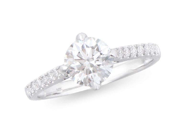 $10,895 Value! 1.35 Ctw IGI Certified Lab Grown Diamond 14K Gold Designer Ring E-F VVS NEW IDEAL Cut - photo 1