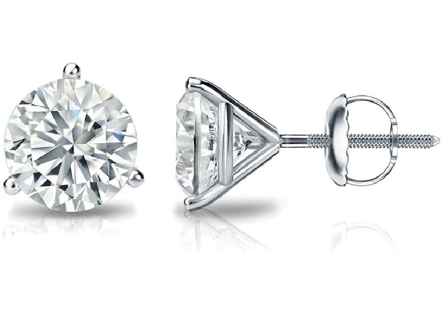 New! $6,895 Value! 2.16 Ctw IGI Certified Top Lab Diamonds 14K Gold Earrings E-F VVS - photo 1