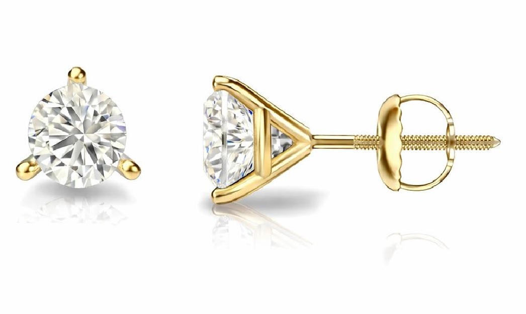 New! $6,795 Value! 2.14 Ctw IGI Certified Top Lab Diamonds 14K Gold Earrings E VVS - photo 1