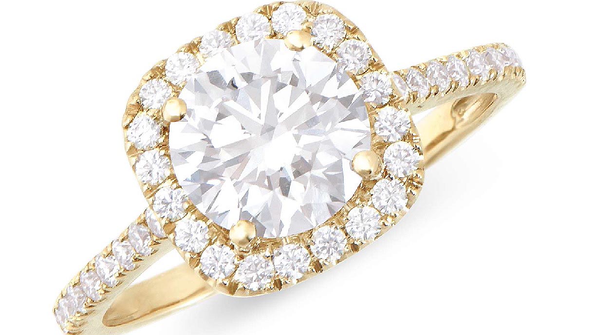 $13,695 Value! 2.39 Ctw IGI Certified Lab Diamond 14K Gold Designer Ring E-F VVS NEW - photo 1