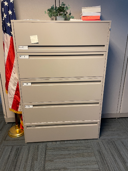 Metal File Cabinets 5 Drawer — photo 1