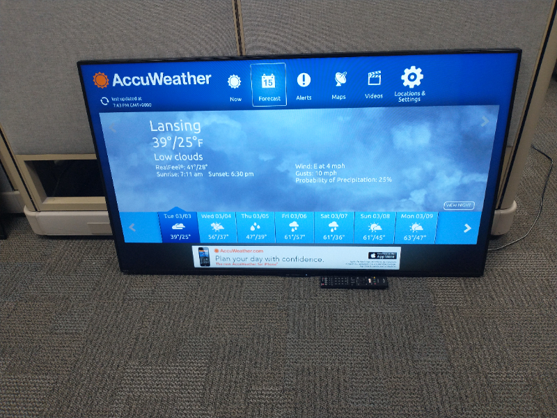 Sharp 60" Liquid Crystal TV Model LC-60LE661U — photo 1