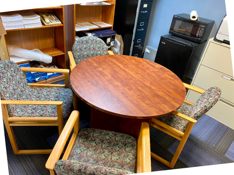 Conference Table w/Four Chairs — photo 1