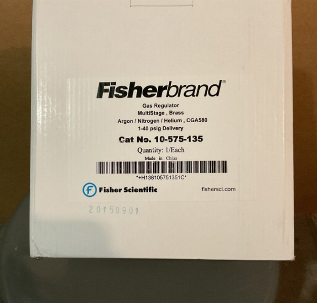 Brass Multistage Gas Regulator — photo 1