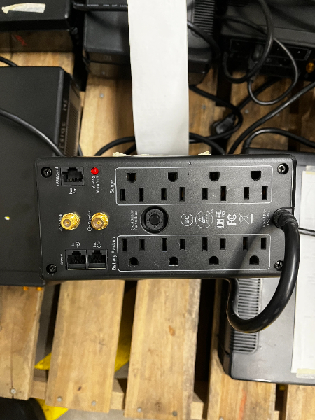 SHREDDER, BINDING MACHINE, BACK UP BATTERY POWER SUPPLY — photo 1