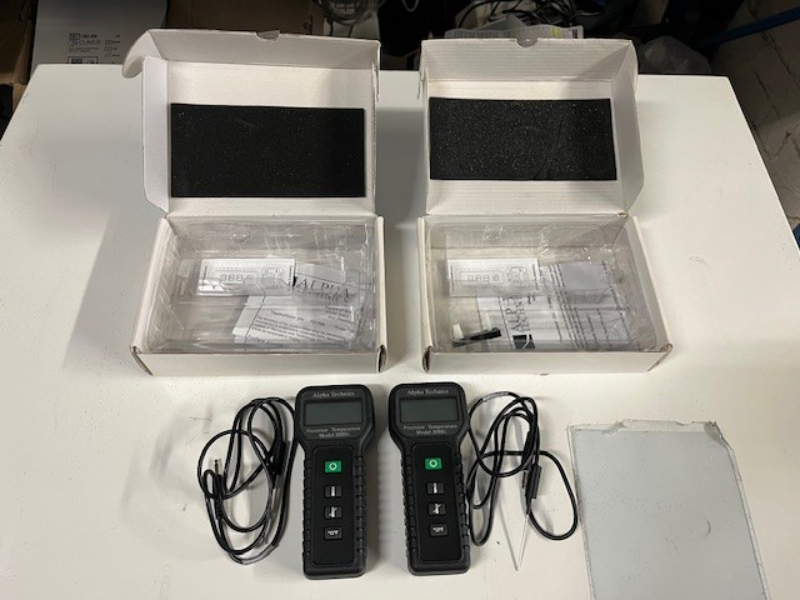 (2) Digital Precision Thermometers — photo 1