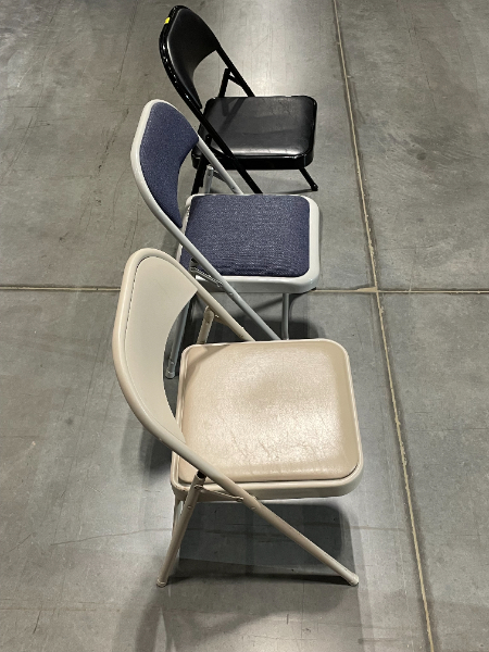 Padded Folding Chairs — photo 1