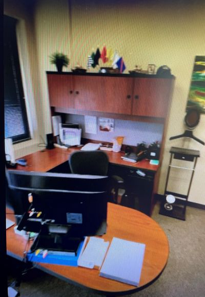 U-shaped Desk with Storage — photo 1