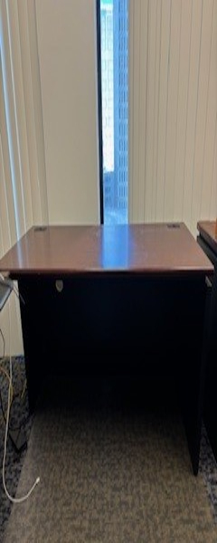 Desk and Filing Cabinet — photo 1