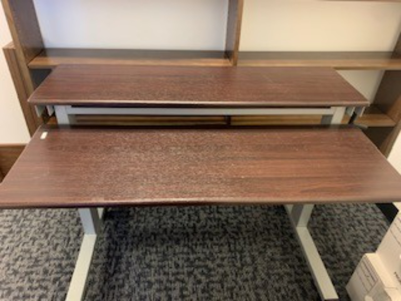 Brown Stand Alone Desk — photo 1