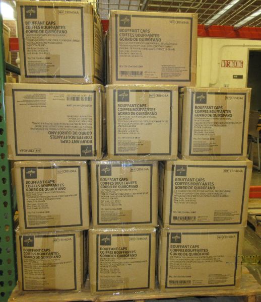 Medline Bouffant Cap Lot — photo 1