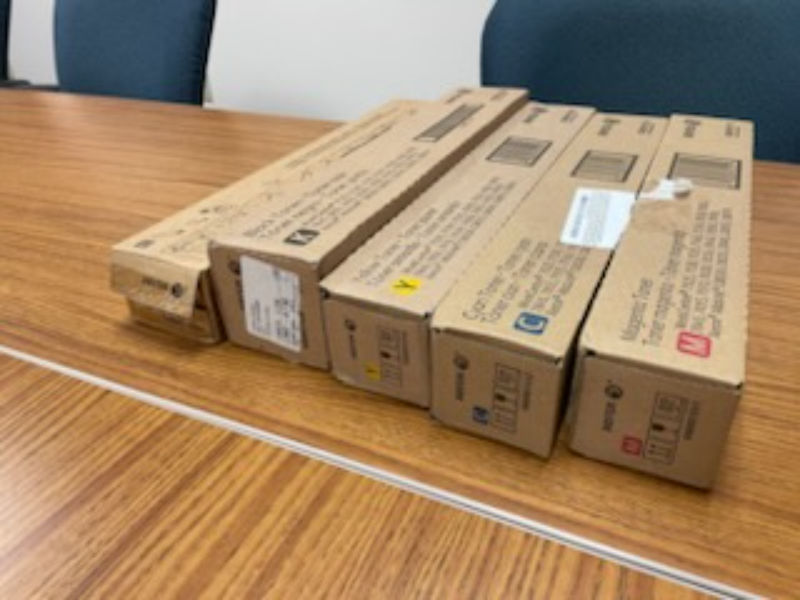 Xerox Toner Cartridges and Toner Waste Container