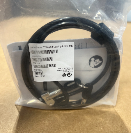 LAPTOP CABLE LOCKS — photo 1